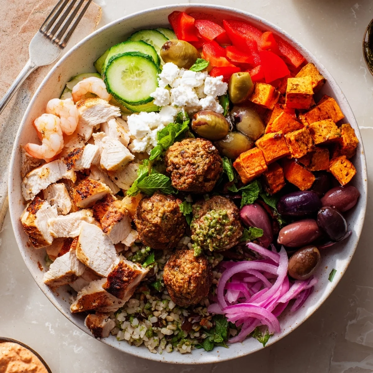 Interactive Plated Meals Boards Bowls #68