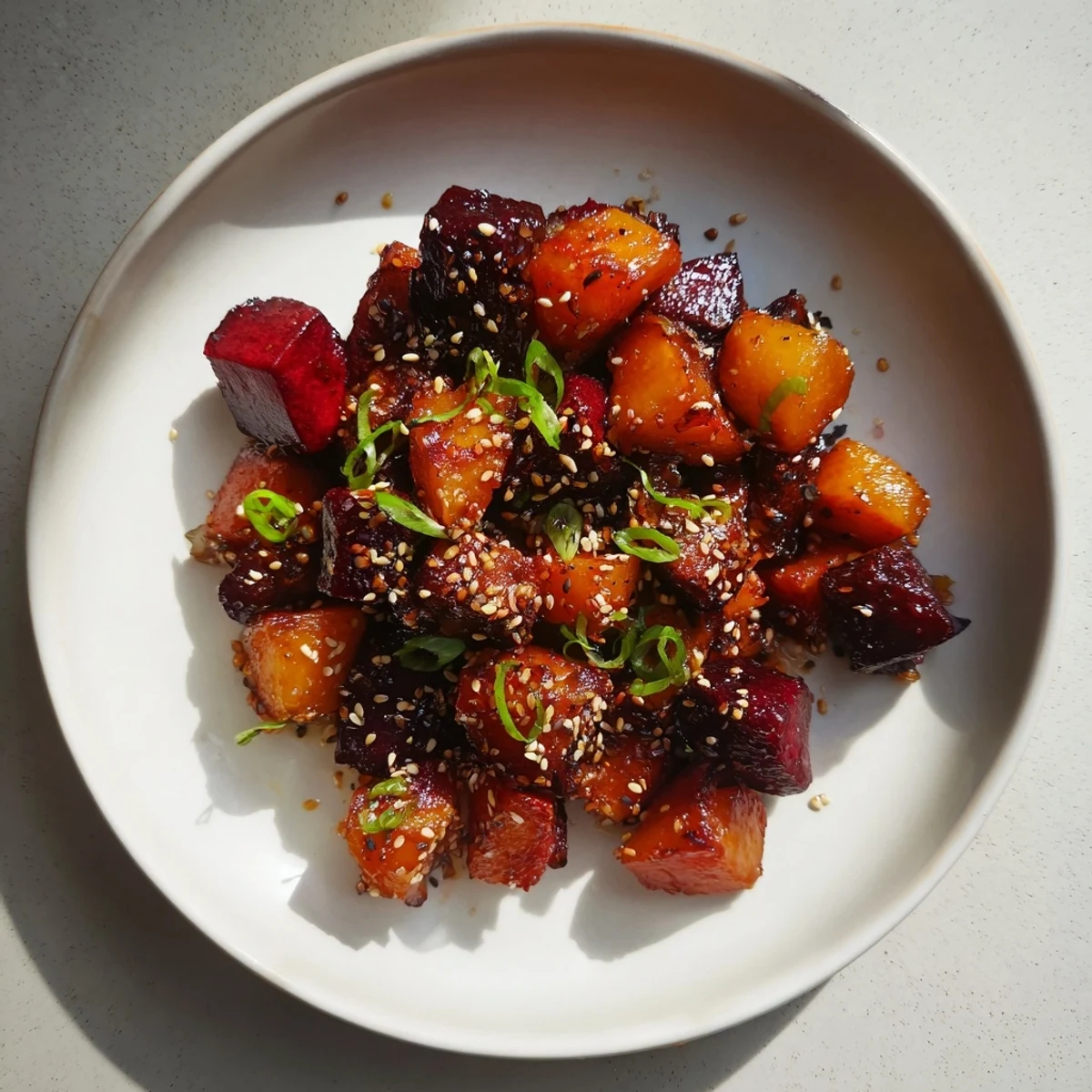 Miso Roasted Winter Vegetables
