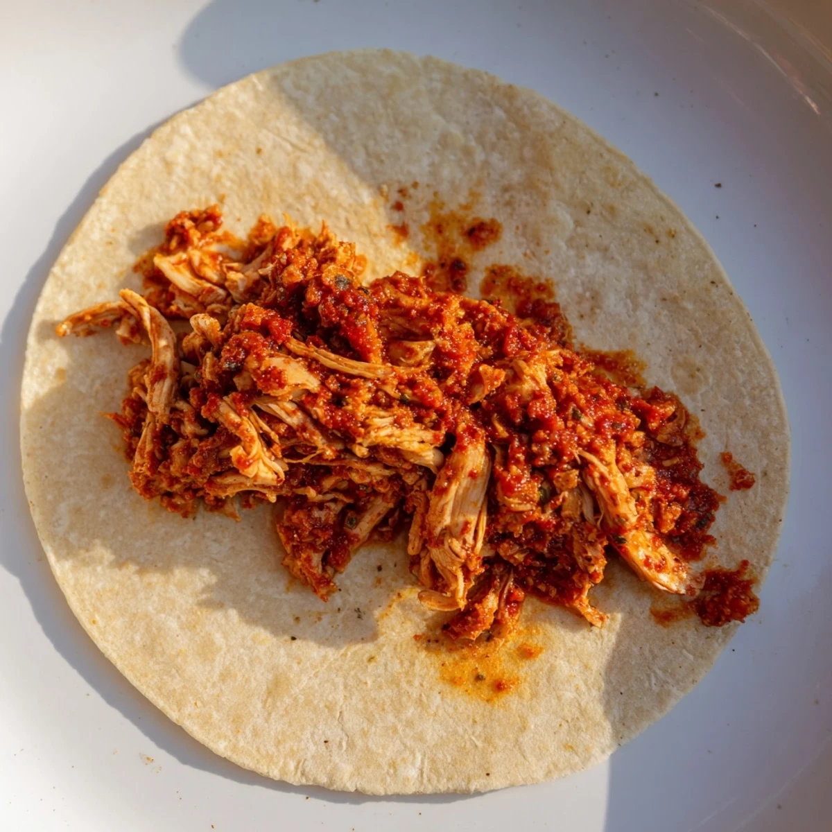 Delicious, tender Crock-Pot Shredded Chicken Tacos, overflowing from warm tortillas, perfect for dinner tonight.