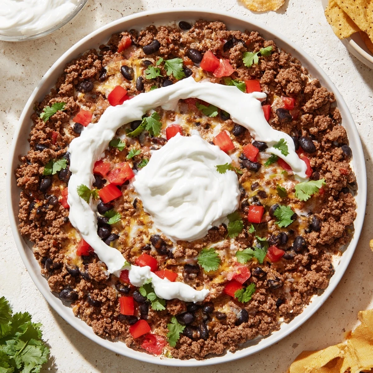 Rich and savory Slow Cooker Cream Cheese Taco Dip, a comforting Tex-Mex appetizer for any gathering.