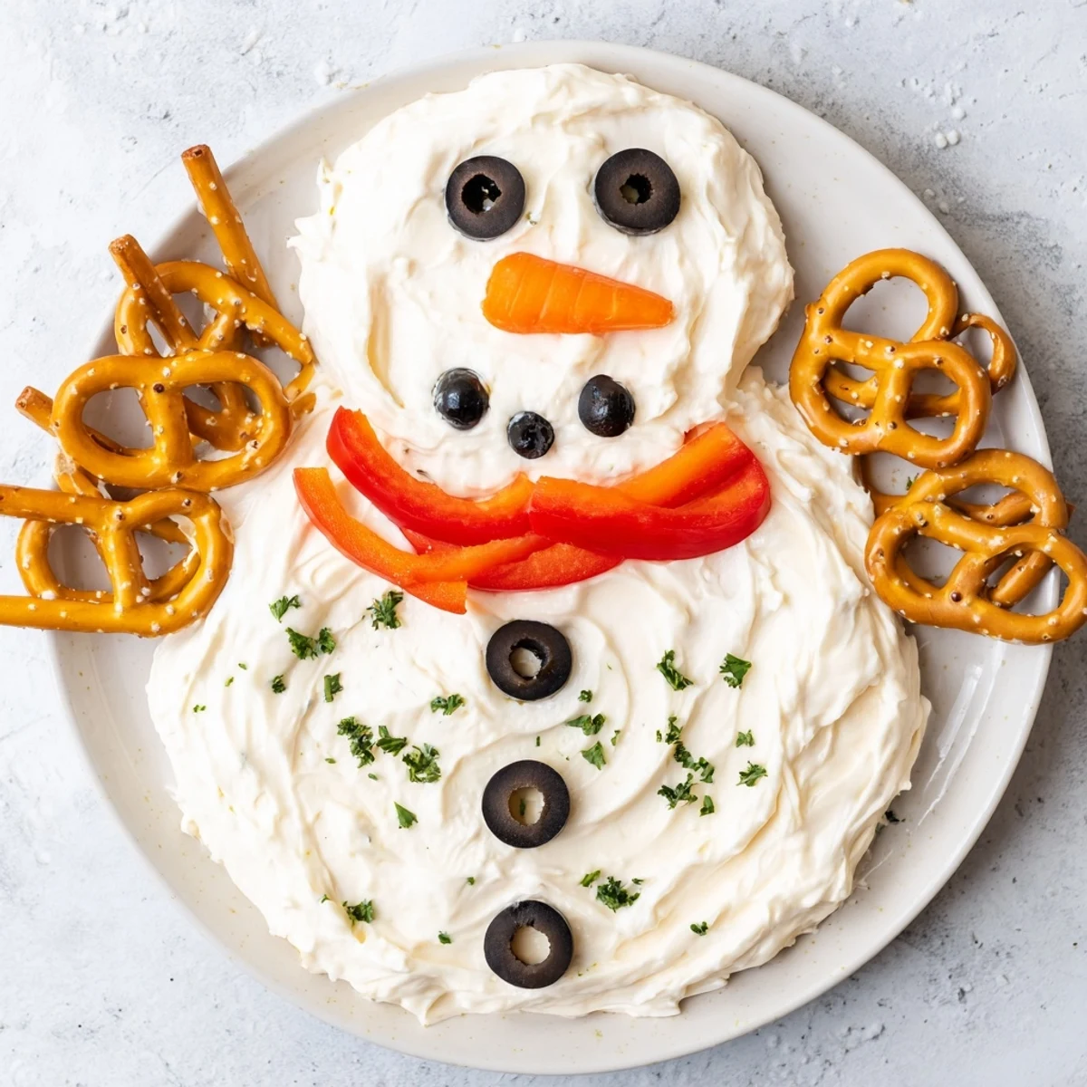 Melted Snowman Creamy Dip