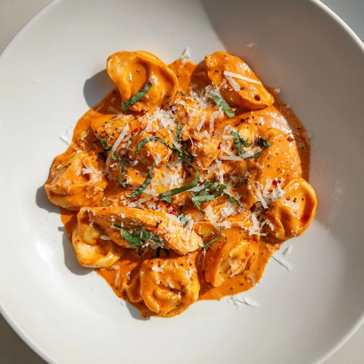 This Marry Me Chicken Tortellini features tender chicken, sun-dried tomatoes, and a rich, creamy sauce.