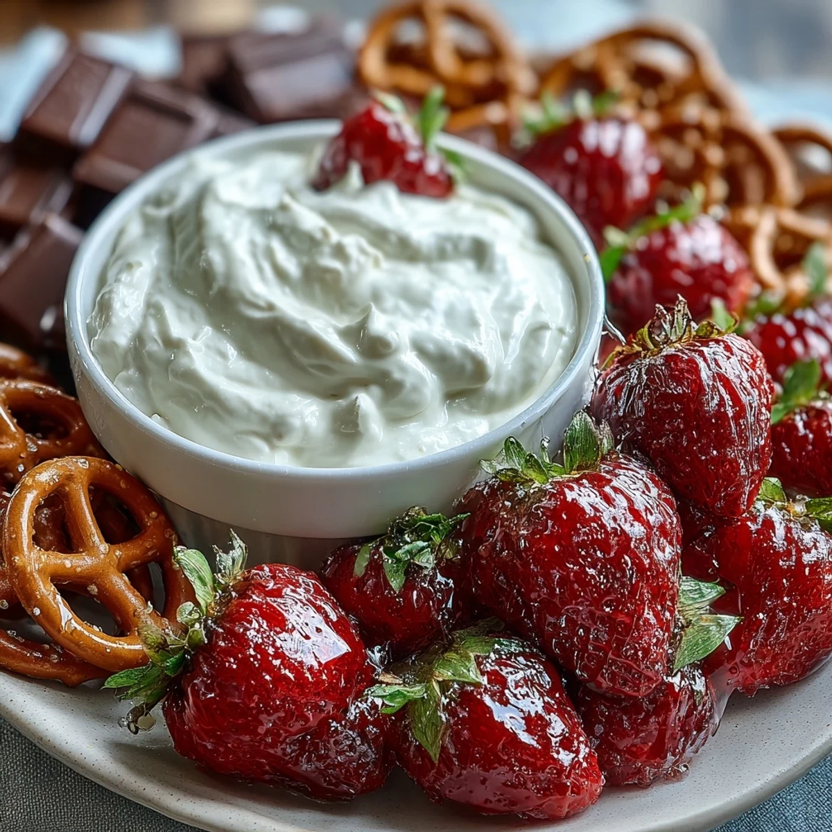 Leftover Strawberry Snack Board