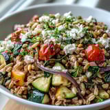 Mediterranean Farro Pasta Bowl