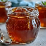 Vibrant dandelion jelly with fresh lemon and honey, spread on rustic bread with a golden, floral glow.