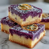 Ube Lemon Bars Delight