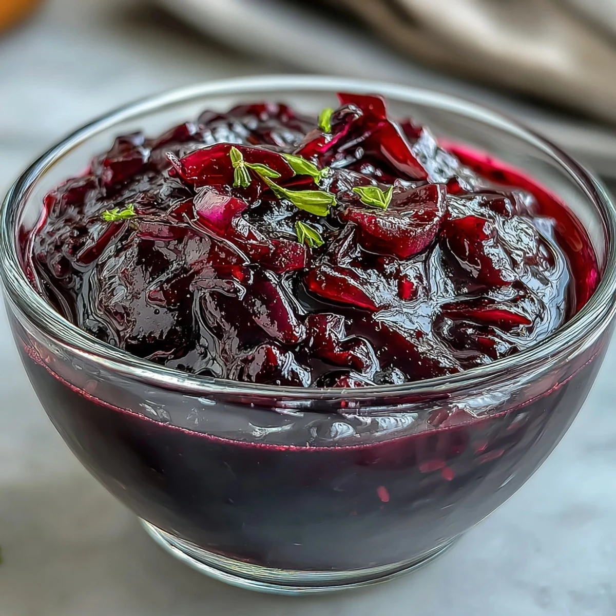 A glass jar of homemade Black Currant Vinaigrette dressing next to a fresh spinach salad with goat cheese and roasted beets.