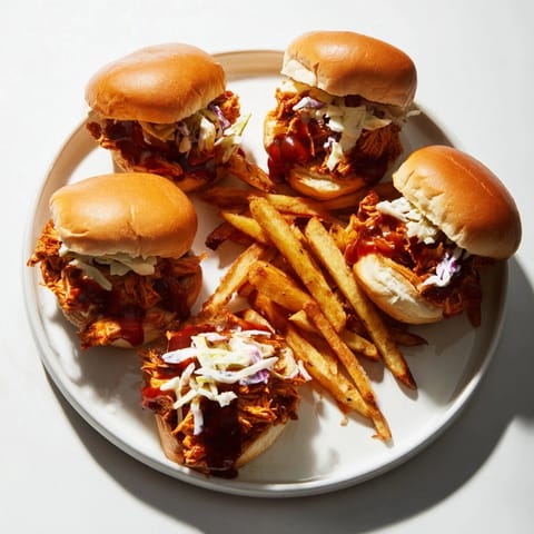 Juicy BBQ Chicken Sliders