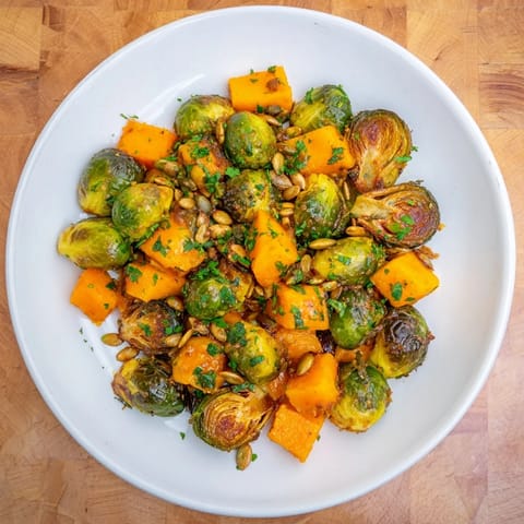 Roasted Brussels Sprouts Butternut
