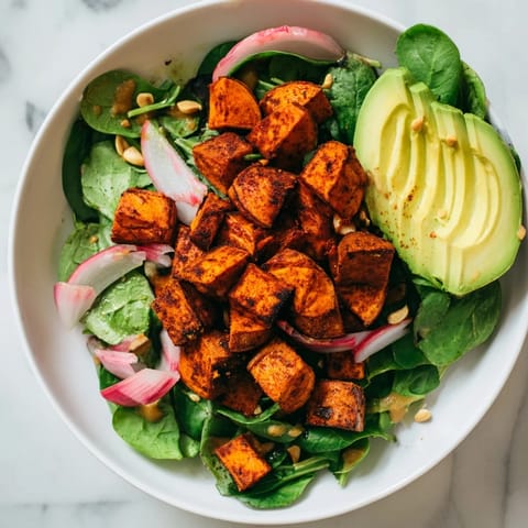Spiced Peanut Sweet Potato Salad