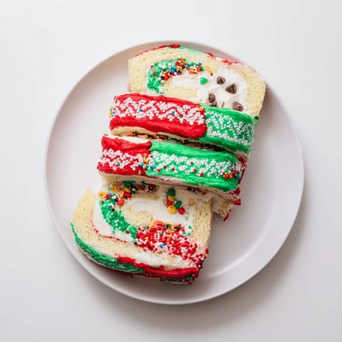 Festive Cake Roll Dessert