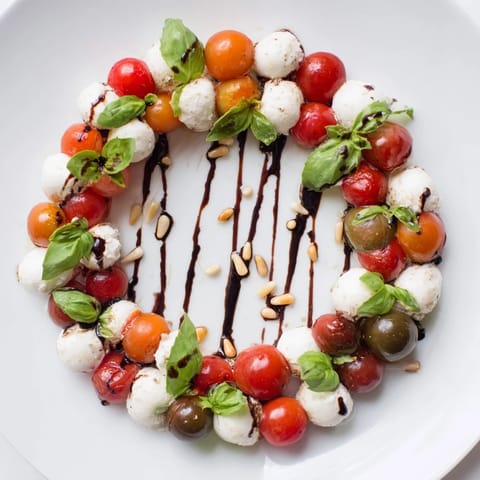 Cherry Tomato Basil Ring