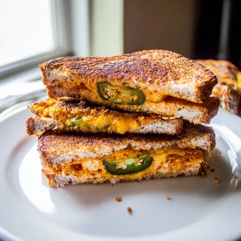 Spicy Crispy Tofu Grilled Cheese