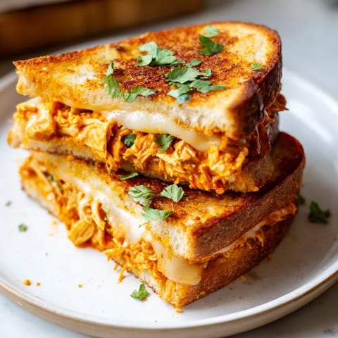 Savory Butter Chicken Grilled Cheese