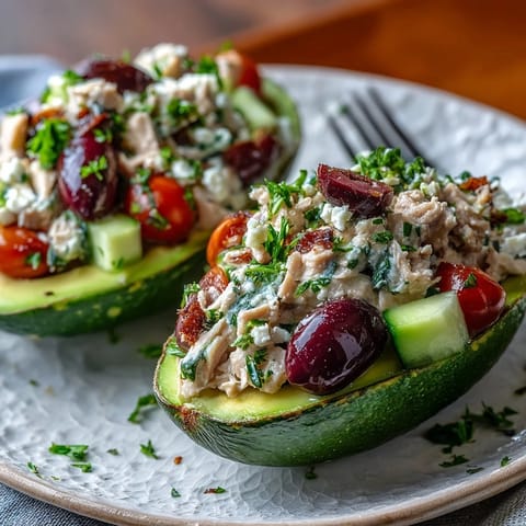 Ready to serve as a vibrant light lunch or refreshing appetizer, garnished with lemon wedges and feta crumbles.