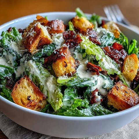Celery Caesar Salad Croutons