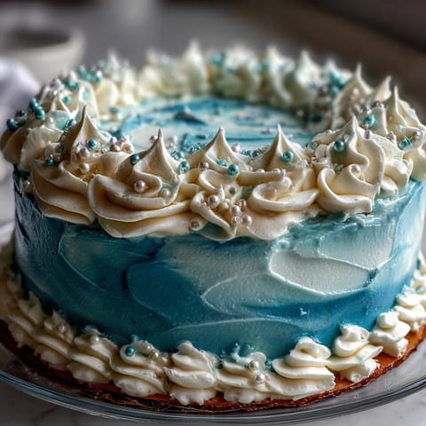 Pisces Sheet Cake Ocean