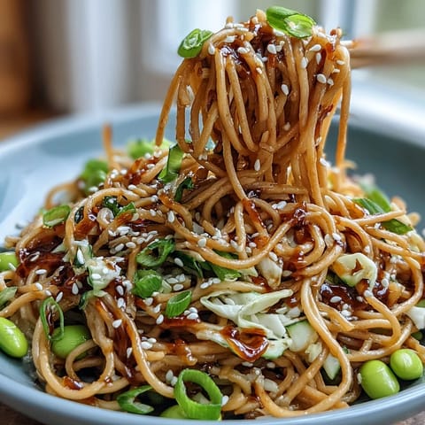 Sesame Ginger Noodle Bowl