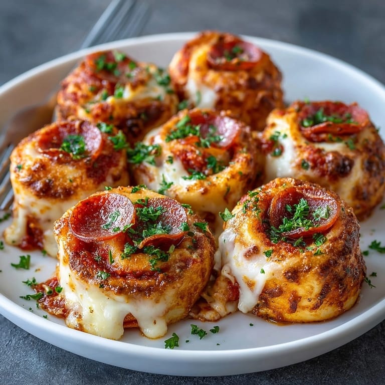 Homemade Air Fryer Pepperoni Pizza Rolls are a quick, satisfying snack or party appetizer.