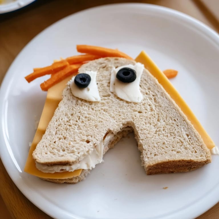 Delicious Horse Head Sandwich Cutouts: Perfectly arranged, these playful sandwiches are a fantastic party or kid's snack idea.