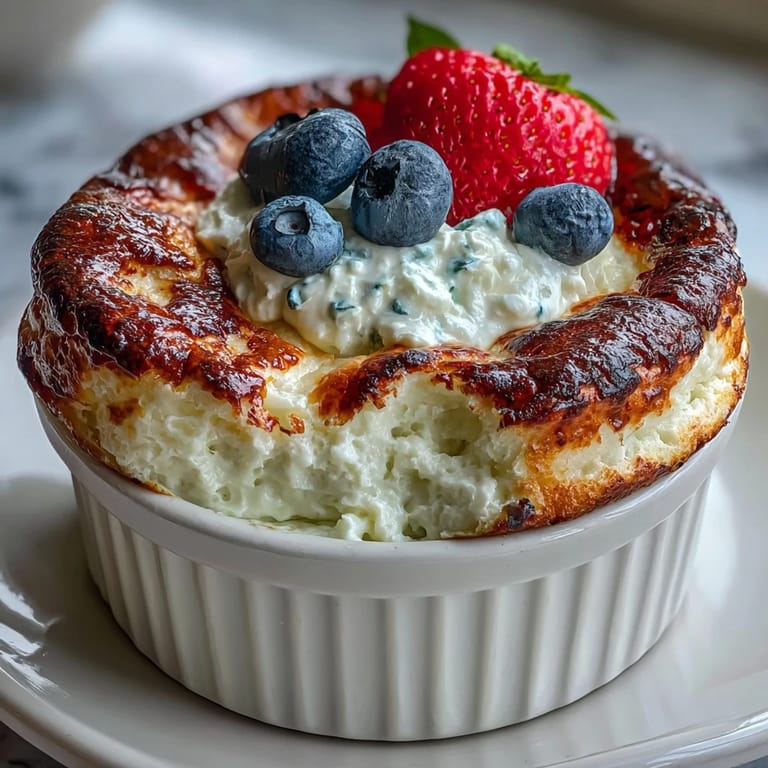 Creamy, protein-packed baked Greek yogurt with a hint of vanilla, perfect for post-workout recovery or brunch.  