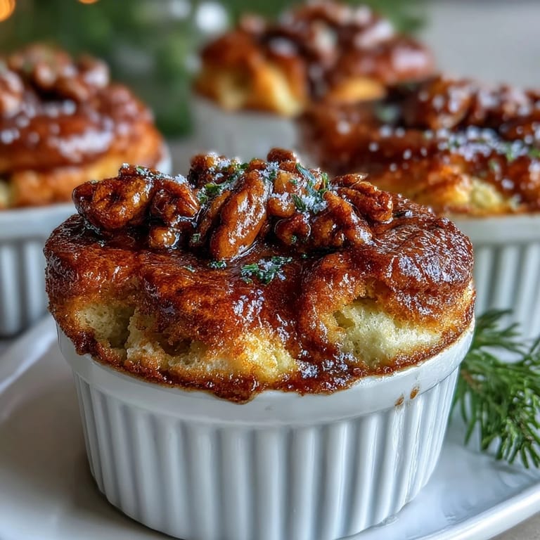 This elegant sweet potato soufflé is infused with warm cinnamon and maple syrup, crowned with caramelized pecans for a delightful twist on tradition.
