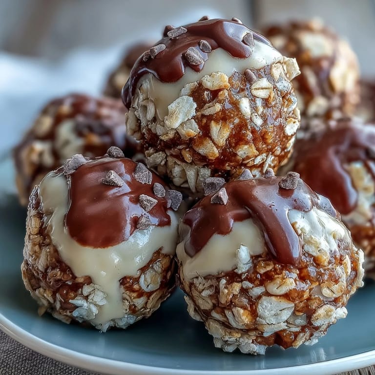 Bite-sized energy balls made with oats, peanut butter, and chocolate chips—perfect soccer game snack.