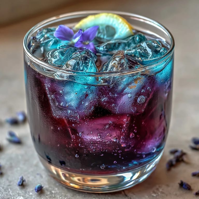 Vibrant color-changing lemonade made with butterfly pea flowers, lemon juice, and sugar—perfect for summer parties and gatherings.