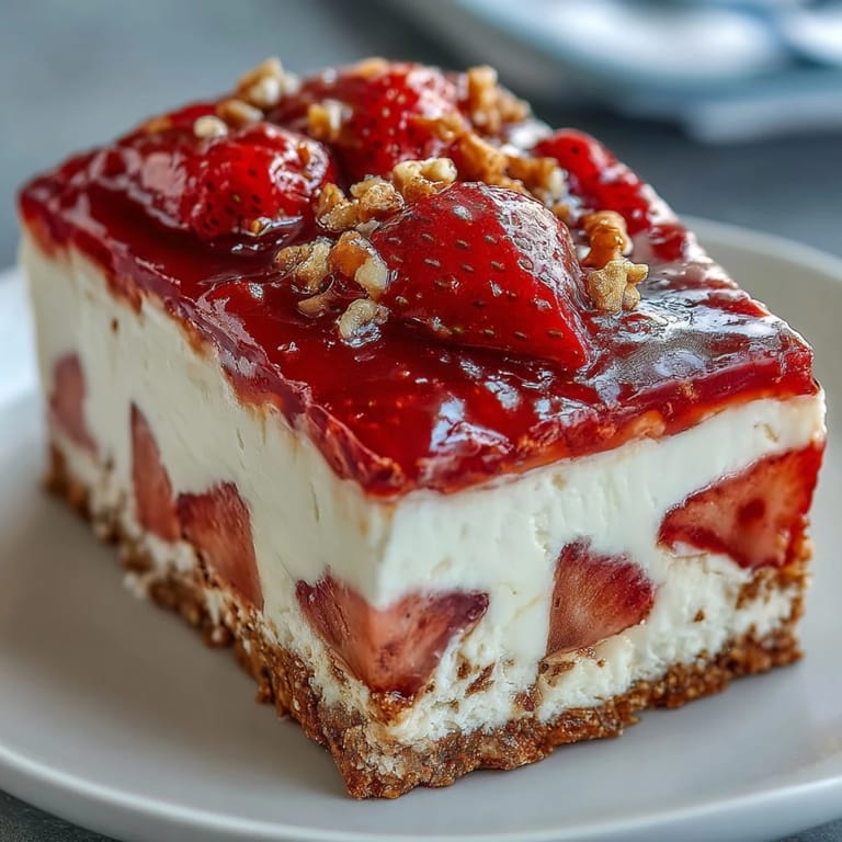 Enjoy this easy Strawberry Pretzel Jello Salad for any occasion.